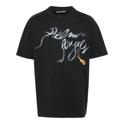PALM ANGELS FOGGY T-SHIRT WITH PRINT