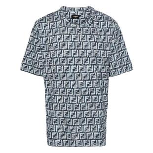 EFFECT FENDI CLOTHING SHIRT PRINT FRAYED