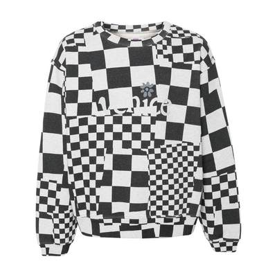 ERL MEN VENICE CHECKER CREWNECK KNIT CLOTHING