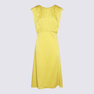 ACID GREEN SANDER JIL DRESS