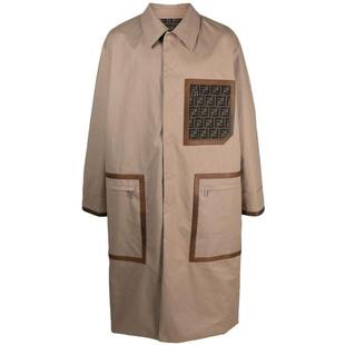 COAT FENDI FABRIC TRENCH CLOTHING