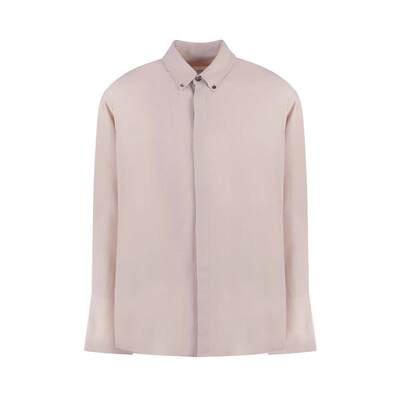 AMI PARIS SILK BLEND SHIRT