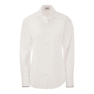 Cotton poplin CUCINELLI BRUNELLO shirt