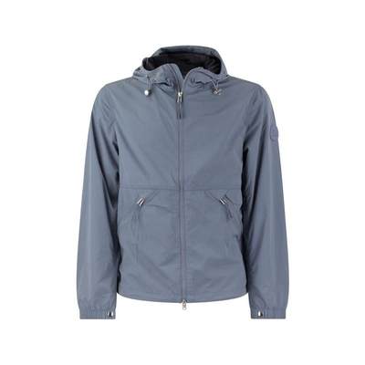 WOOLRICH Nylon crinkle windbreaker with hood