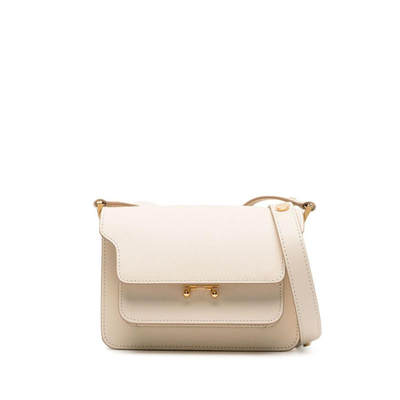 MARNI TRUNK SHOULDER BAG IN LEATHER