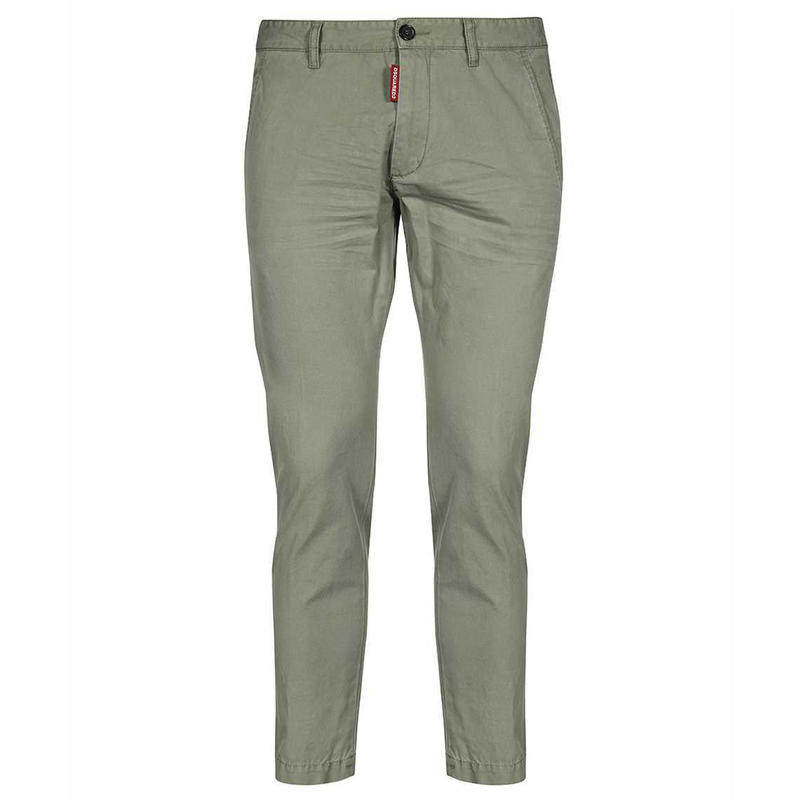 dsquared2棉质斜纹棉布裤裤子