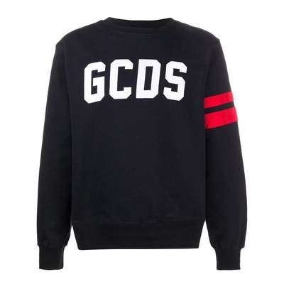 GCDS带有刺绣标志的运动衫衣服