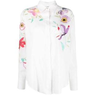 FORTE_FORTE embroidery shirt Floral