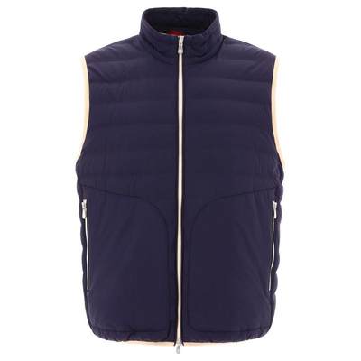 BRUNELLO CUCINELLI Bonded nylon lightweight down vest