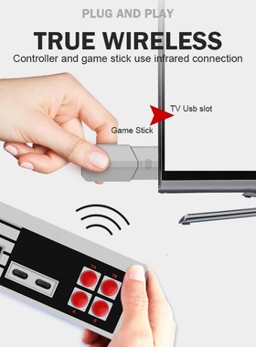 DATA FROG Retro Video Game ConsolEe 8 Bit Built in 600 Class