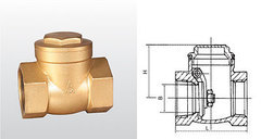 蓝星真空泵专用单向阀止回阀逆止阀HAVB-50(2寸 Rc2)横向装 橡胶