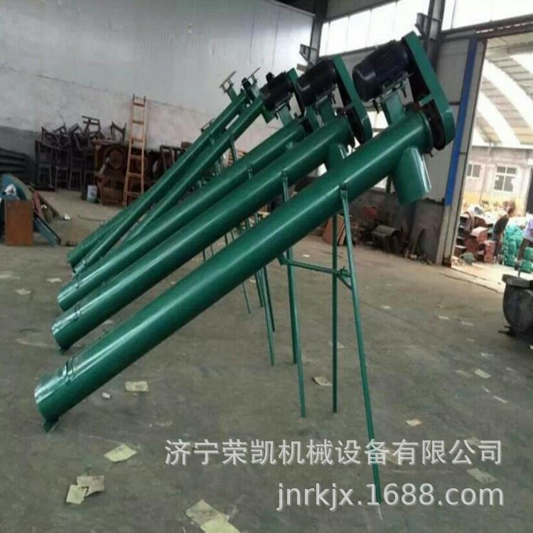加厚160钢管物料提升机 加工定做螺旋喂料输送机 304不锈钢输送机
