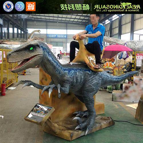 大型仿真恐龙仿真动物迅猛龙群大小迅猛龙联动组合景区公园装置