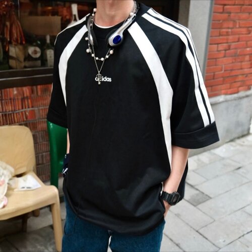 陈晓同款短袖男女同款透气宽松运动服夏季新款上衣运动T恤KB8502