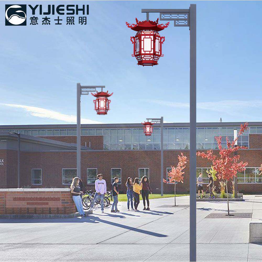 厂家直供简约LED景观庭院灯别墅广场街道亮化3米工程景观照明