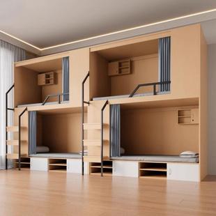 太空舱上下床青旅民宿上下床员工学校宿舍高低床上下铺