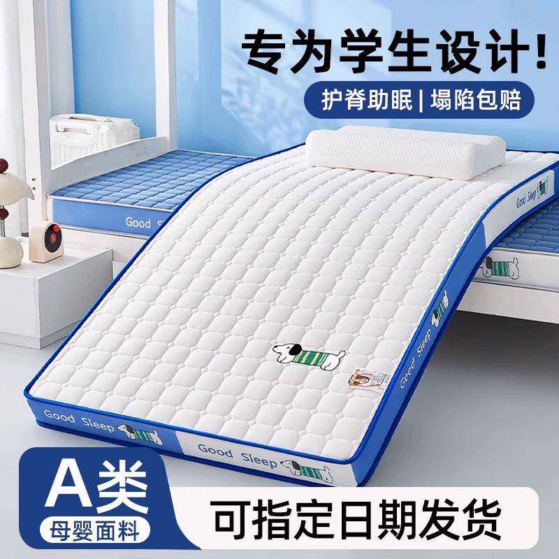 乳胶床垫软垫宿舍单人90x190cm学生专用加厚垫被床褥子遮盖物租房