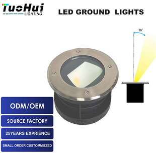 防水偏光LED地埋灯防水嵌入照树灯庭院灯七彩景光埋地灯花园洗墙