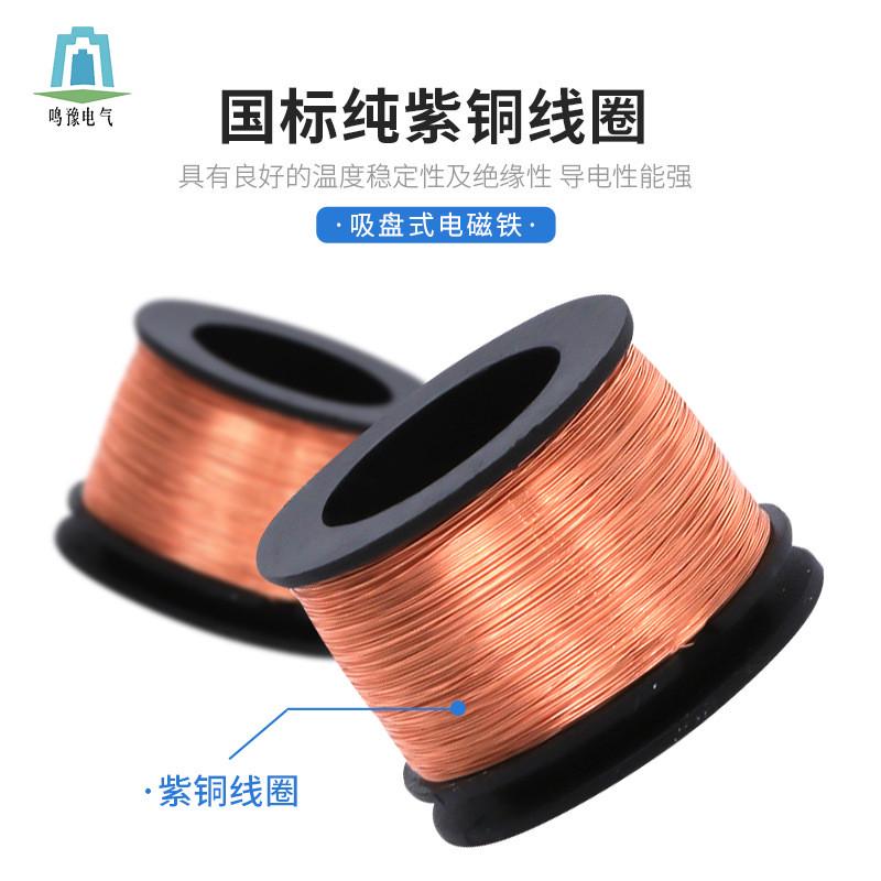 p120/60直流吸盘式小型电磁铁电磁铁dc24v吸力500kg电磁铁线圈