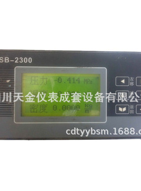 SB-2300流量积算仪220V/24V/RS485智能显示计量带表流量计积算仪