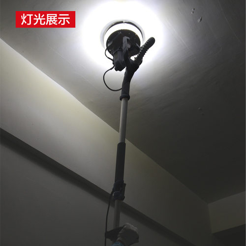 Burley博来墙面打磨机砂纸机腻子无尘磨墙机长杆电动自吸墙壁抛光