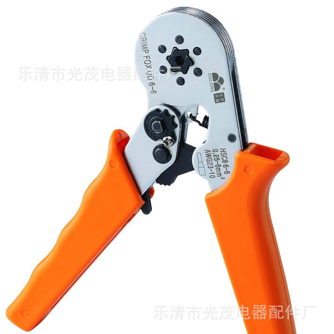 厂家直销华胜HSC6-6管式端子压线钳/冷压端子钳/0.25-6MM欢迎订购图片