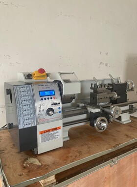 工厂直销RC210E电子挂轮款家用小型车床自动走刀车螺纹微型车床