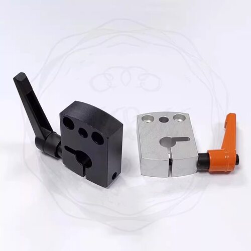 小型位置显示器用铝合金白夹板丝杆光轴定位锁紧防转动DPNK LKF01