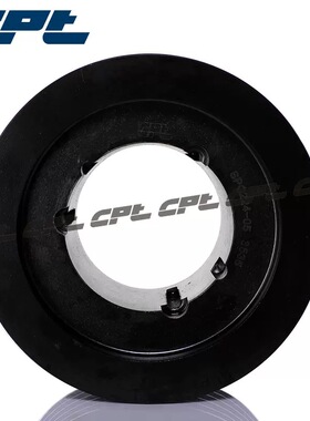 CPT欧标皮带轮SPC224-05-3535五槽节径224适配锥套3535铸铁皮带轮