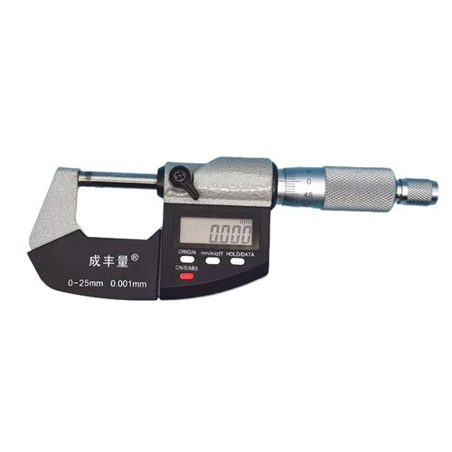 数显外径千分尺0-25mm螺旋测微器万分尺高精度分厘卡0.001mm