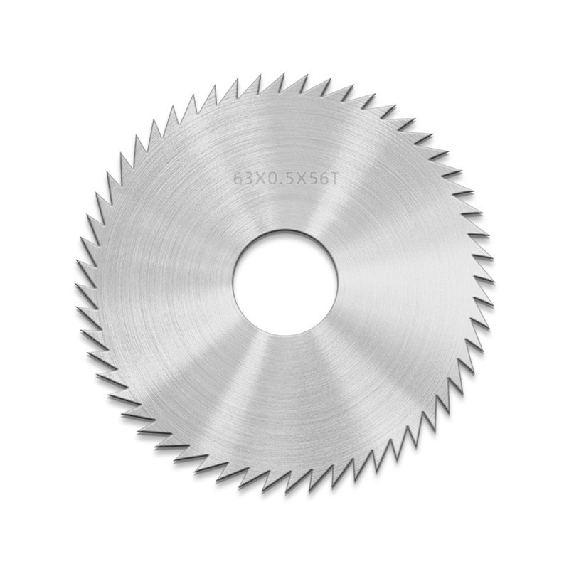 63mm木材铝材PVC管亚克力切割片16孔木工DIY迷你高速钢锯片