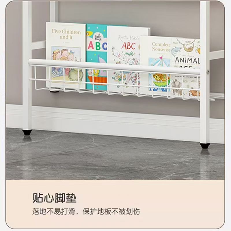 门后置物架超薄洞洞板壁挂铁艺书架极窄夹缝书柜家用多层卧室收纳