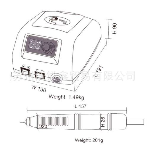 微型高速多用电动打磨机技工模具文玩雕刻DIY抛光笔套装Prime 221