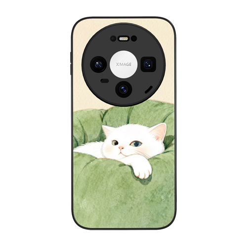 华为荣耀猫咪水彩风格软壳