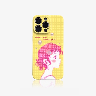 甜甜少女 适用iPhone17promax苹果16手机壳华为P80profindX9荣耀400mate70vivo小米17复古reno15一加13nova12