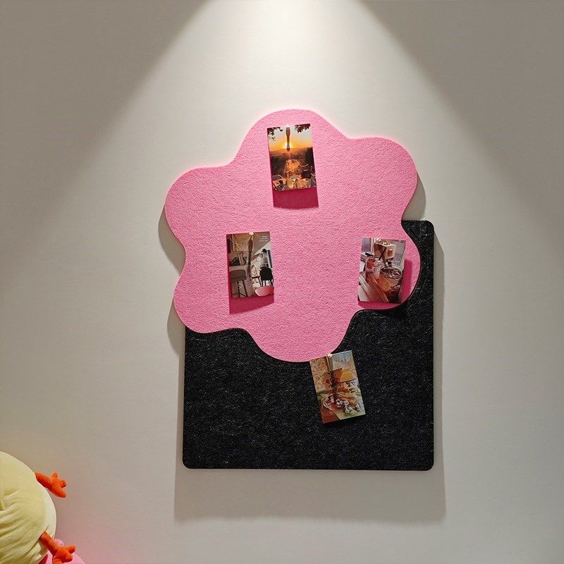 花朵毛毡板软木板照片墙毛毡A墙贴卡通公告栏展示板留言板挂墙,家居饰品,软装墙贴,淘宝优惠券,粉丝福利购,淘宝优惠卷