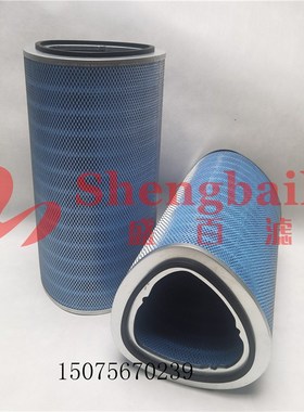 P034301-016-436 w集尘器滤筒三角形阻燃除尘滤芯P303040