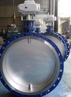 零泄漏电动通风蝶阀D941W-6C 多回M转电动执行机构DW0