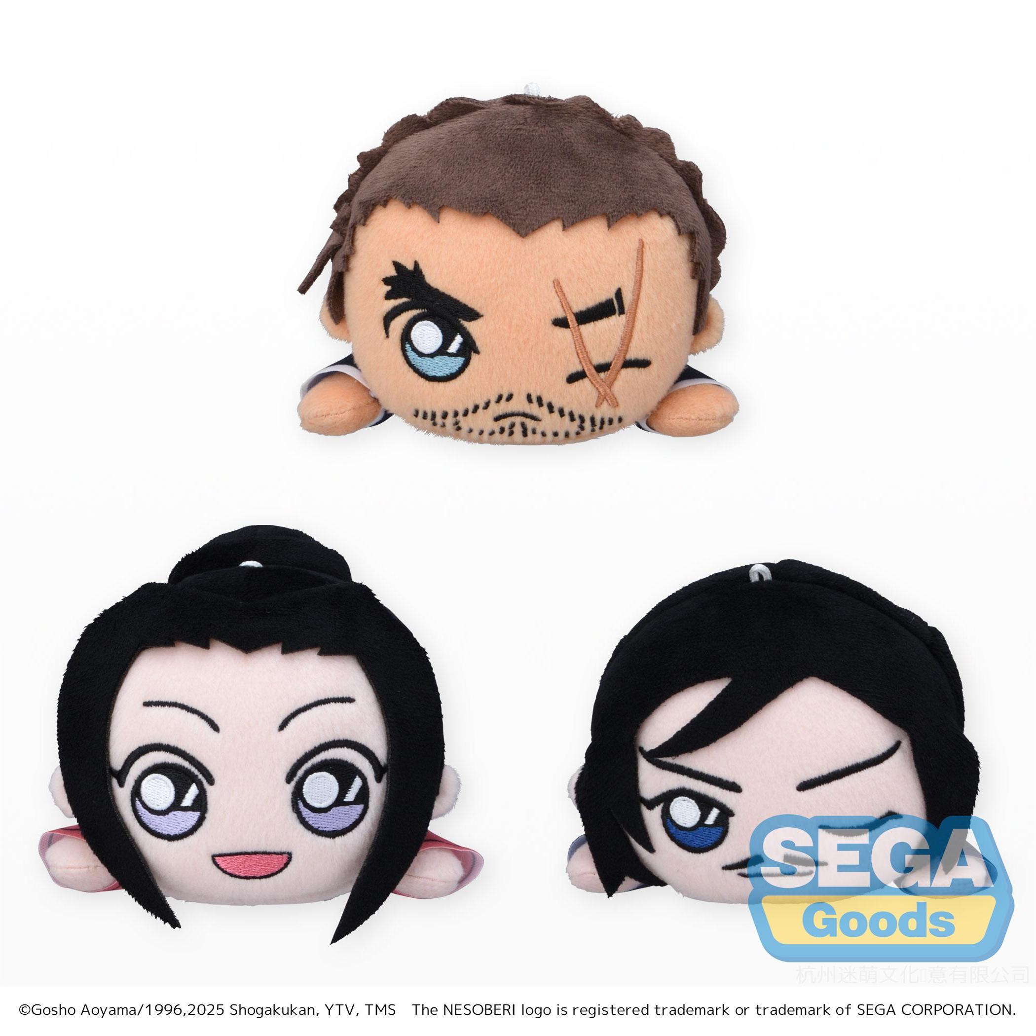 预订[龟仙社]  SEGA 名侦探柯南 大和 上原 趴趴毛绒玩偶周