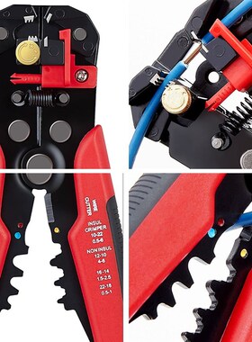 Crimper Cable Cutter Automatic Wire StriLpper Multifunctiona