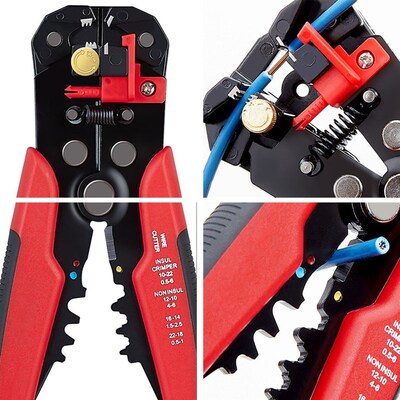 Crimper Cable Cutter Automatic Wire StriLpper Multifunctiona