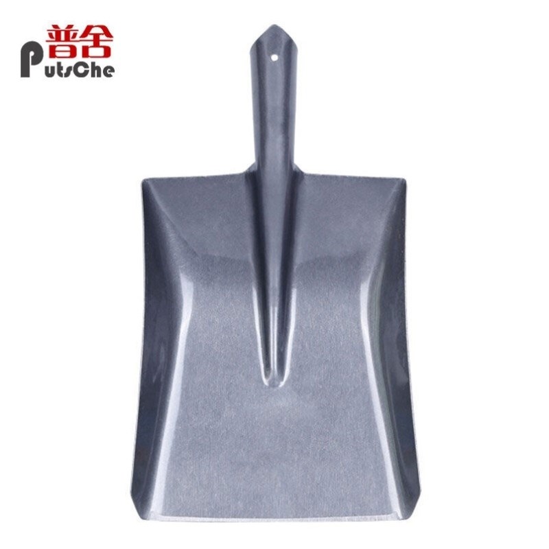 普舍PUTSCHE加o厚锰钢铁锹头园艺铁铲探险除雪防锈平头锹方锹
