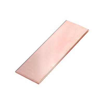 极速t2接地汇流紫l铜排扁条镀锡空开接线连接片地线散热铜条5/6/8