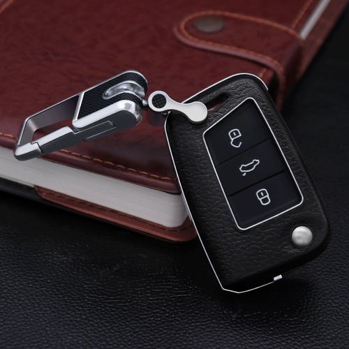 20款大众迈腾B8钥匙套真皮21款BCC蔚揽新帕萨特专用车钥匙包扣19