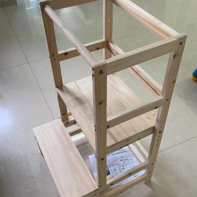 实木宝宝塔蒙氏学习台阶洗手梯洗漱踩脚垫脚凳踏脚儿童扶手登高