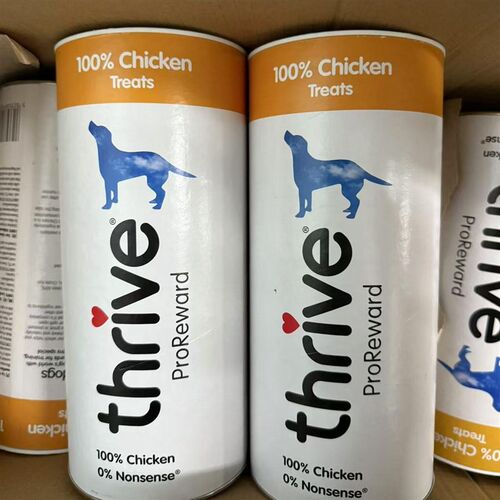 港购英国aThrive 脆乐芙Pro Reward Chicken风干鸡胸肉狗小食500g