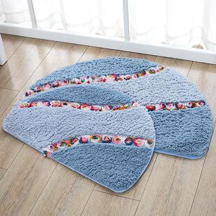 超纤吸水防滑半圆地垫 门垫 厨房卧室卫生间门口脚垫浴室防滑垫子
