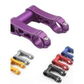 折叠车双把立 25.4双把立SP8铝折叠车快拆头管加长头管L68