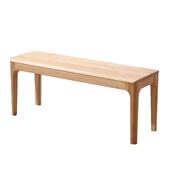 全橡木原木现代简约床尾凳换鞋 全实木长条凳 钢琴凳 凳餐厅长凳子