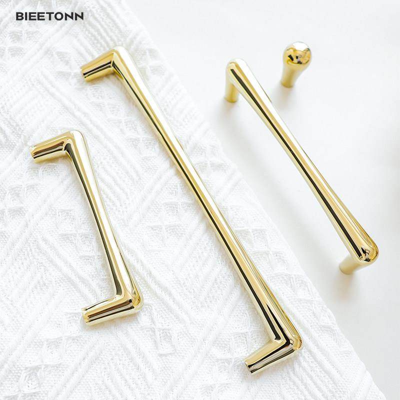 锆金电镀更耐用铜柜门拉手单孔黄铜柜子北欧金色抽屉橱柜把手,基础建材,小拉手,淘宝优惠券,粉丝福利购,淘宝优惠卷